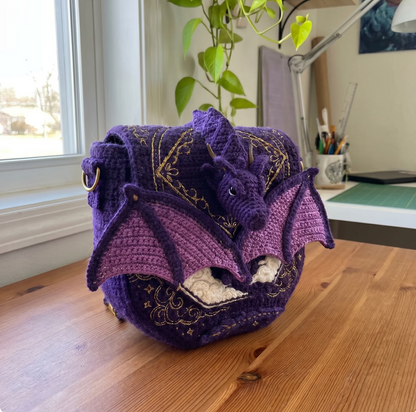 Crochet Dragon Bags