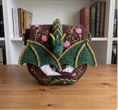 Crochet Dragon Bags